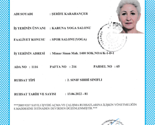 isyeri 495x400 - Yin Yoga Uzmanlaşma Programı